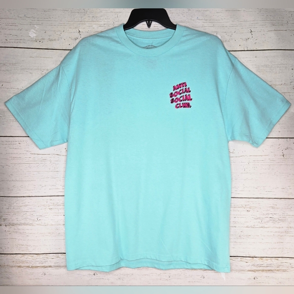 Anti Social Social Club Other - Anti Social Social Club How Deep Graphics Tee Shirt Shirt Sleeve Mint Green